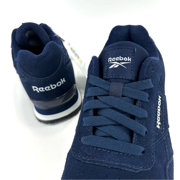 Reebok Classic Sneaker Women Size 8 Navy Suede Memory Tech Harman Max Trax New - Picture 14 of 15